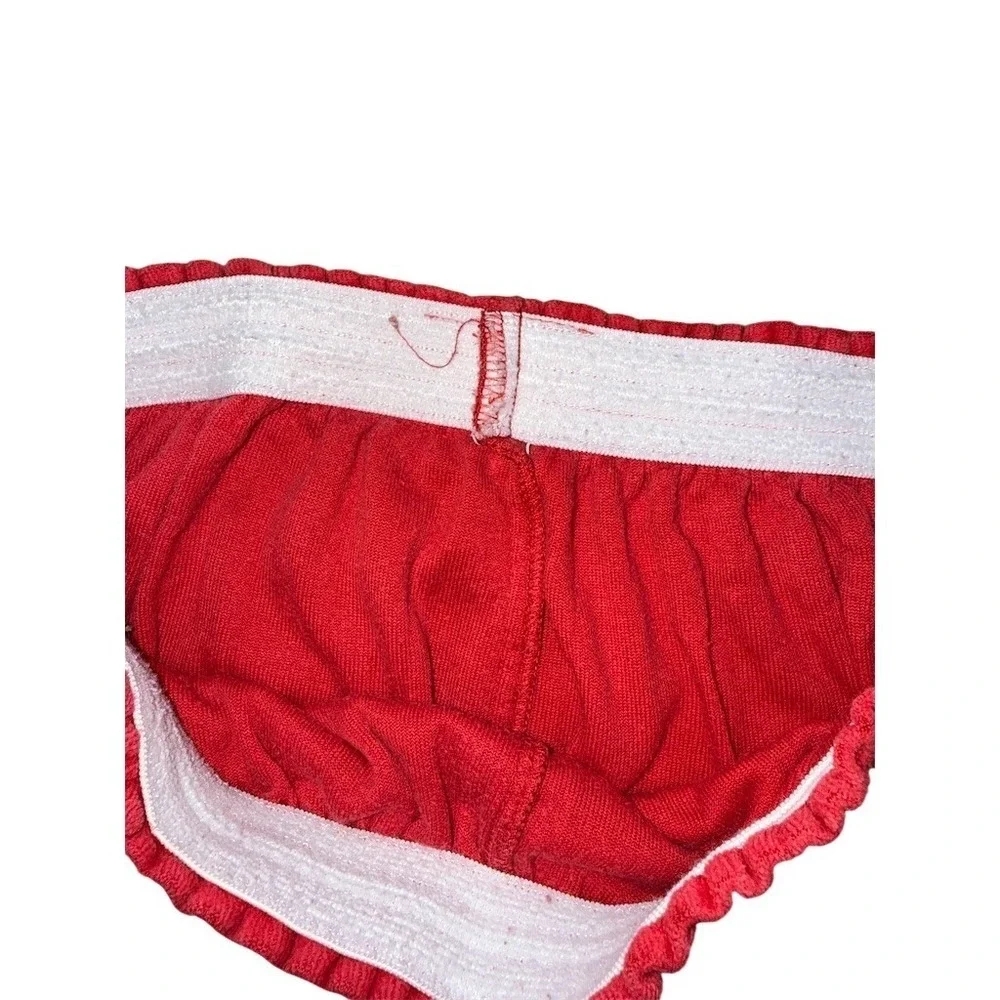 Willow Wear Pajama Set Womens M Red Solid V-Neck Long Sleeve 2-Piece cozycore